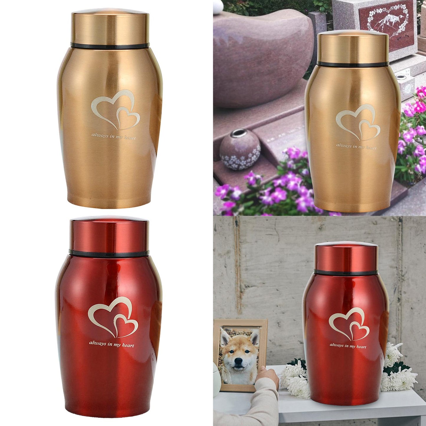 Memorials Pet Urn Storage Container Portable Keeping Precious Memories Memorial Ash Holder for Rabbit Dogs Kitty Cat Kitten - key words