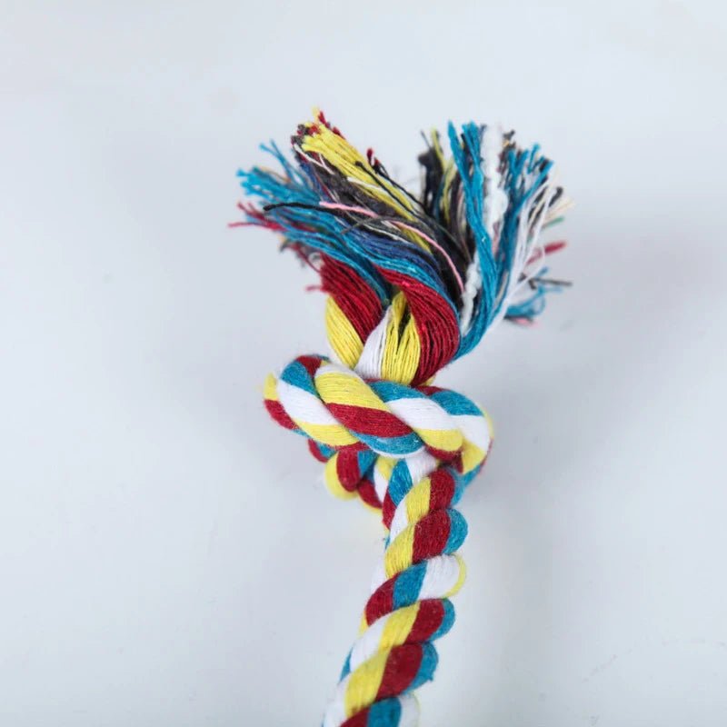 1 Pcs Random Pet Puppy Chew Toy Cotton Knot Rope Molar Toy Durable Hemp Rope Knot Dog Toy Pet Teeth Cleaning Supplies - key words