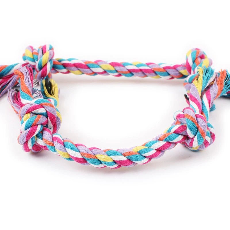 1 Pcs Random Pet Puppy Chew Toy Cotton Knot Rope Molar Toy Durable Hemp Rope Knot Dog Toy Pet Teeth Cleaning Supplies - key words