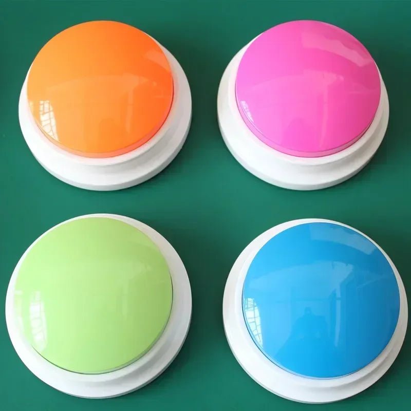 Personalized Sound Buzzers Recordable Answer Buzzers Talking Button Dogs Button for Communication Dog Training - key words