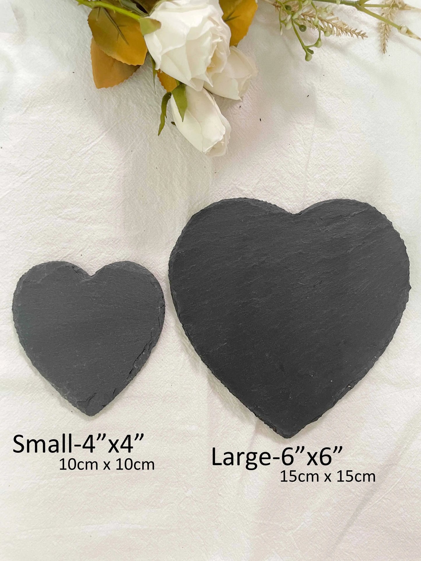 Custom Engraved Pet Memorial Stone, Heart Shape Dog Cat Memorial Plaque Garden Stone, Personalized Slate Pet Loss Gift - key words