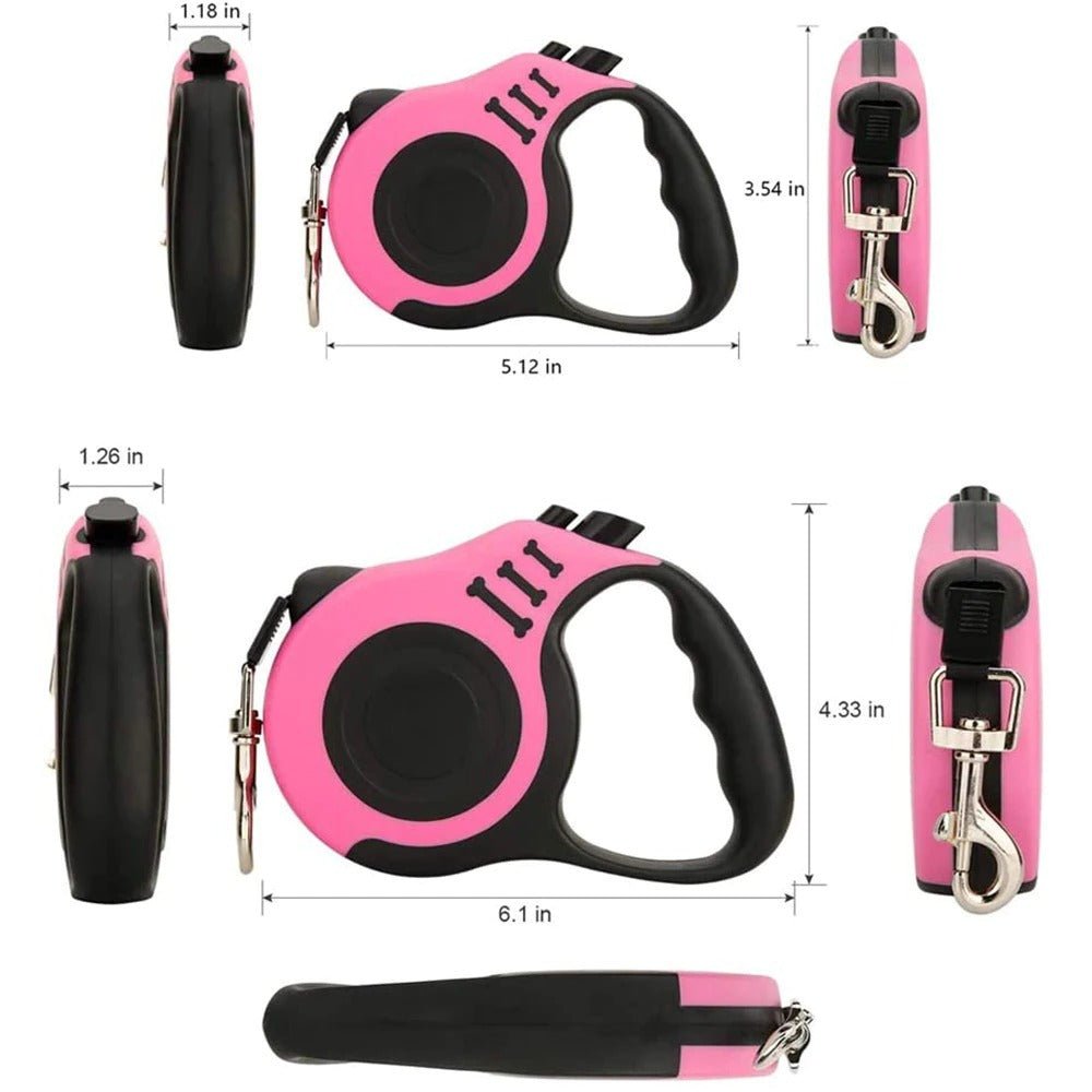 3m And 5m Durable Dog Leash Automatic Retractable Nylon Cat Lead Extension Puppy Walking Running Lead Roulette For Dogs Pet Products - Everpeakgoods