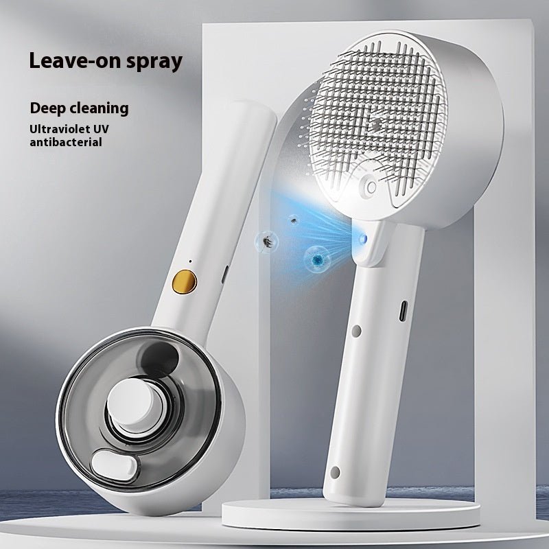 Animal Hair Remover Brush Dog And Cat Steam Brush Pet Self Cleaning Dog Brush Grooming Removes Cat Hairs Cat Dog Accessories Pet Products - key words