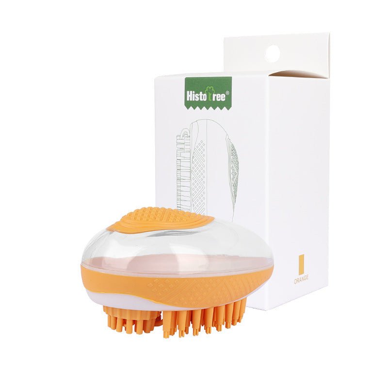Dog Cat Bath Brush 2-in-1 Pet SPA Massage Comb Soft Silicone Pets Shower Hair Grooming Cmob Dog Cleaning Tool Pet Products - key words