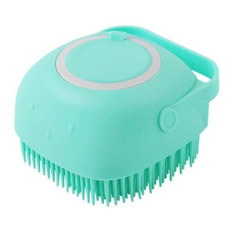 Silicone Dog Bath Massage Gloves Brush Pet Cat Bathroom Cleaning Tool Comb Brush For Dog Can Pour Shampoo Dog Grooming Supplies - key words