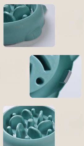 Pet Dog Cat Slow Feeder Bowls Anti Choking Slow Feeder Dish Bowl Home Dog Eating Plate Anti Gulping Bowl Supplies - key words