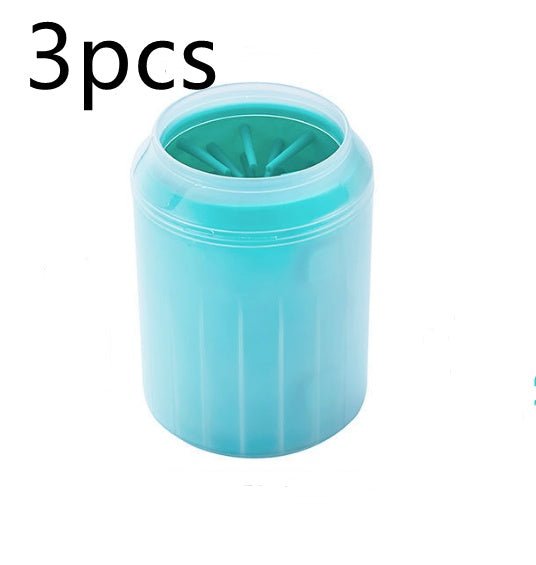 Pet Paw Cleaner Cleaning Kit Cup Soft Brush Can - key words