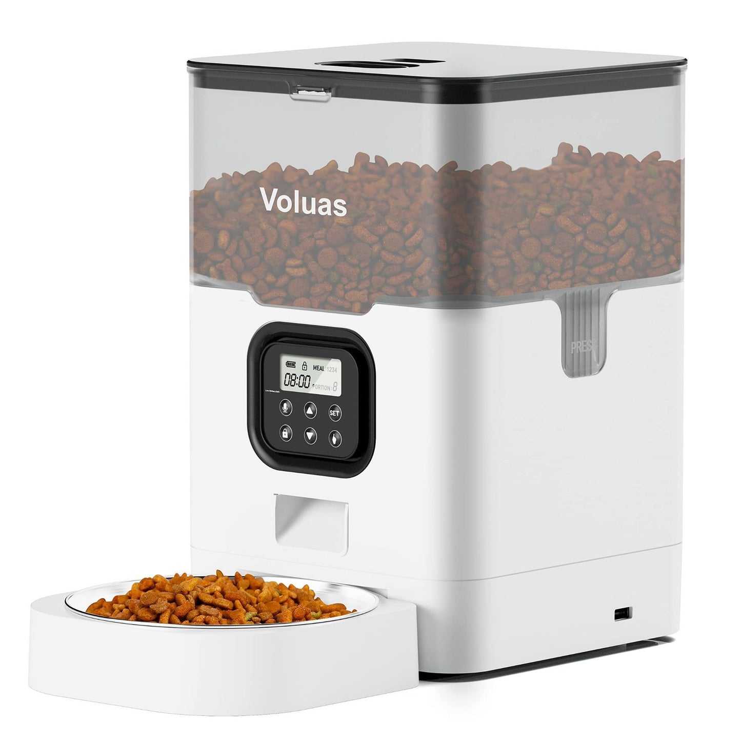 Household Pet Intelligent Automatic Double Meal Feeder - key words