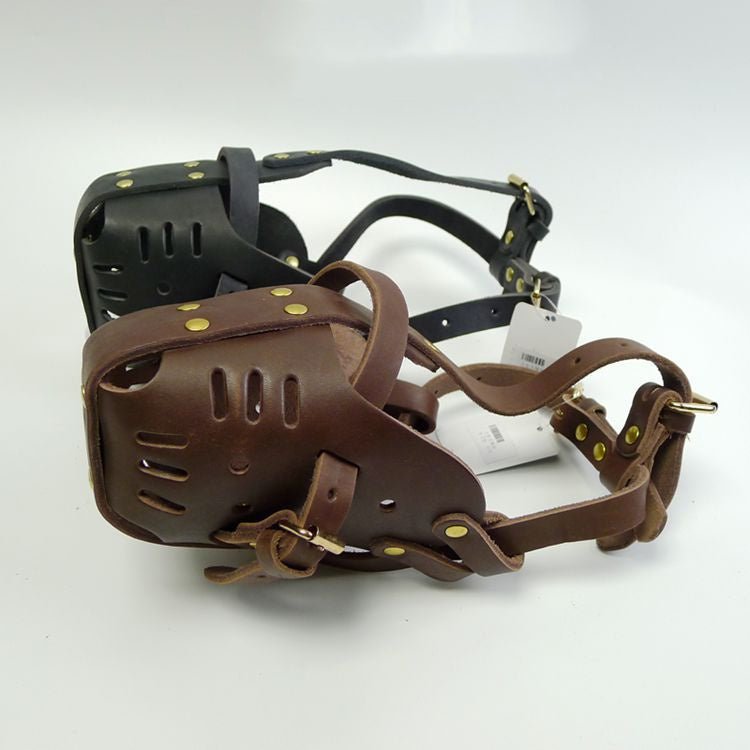 Cowhide Dog Muzzle Medium And Large Dog Horse Dog - key words