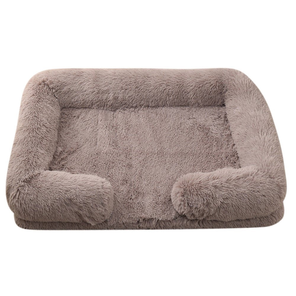 Plush Round Pet Bed Dog Bed Winter - key words