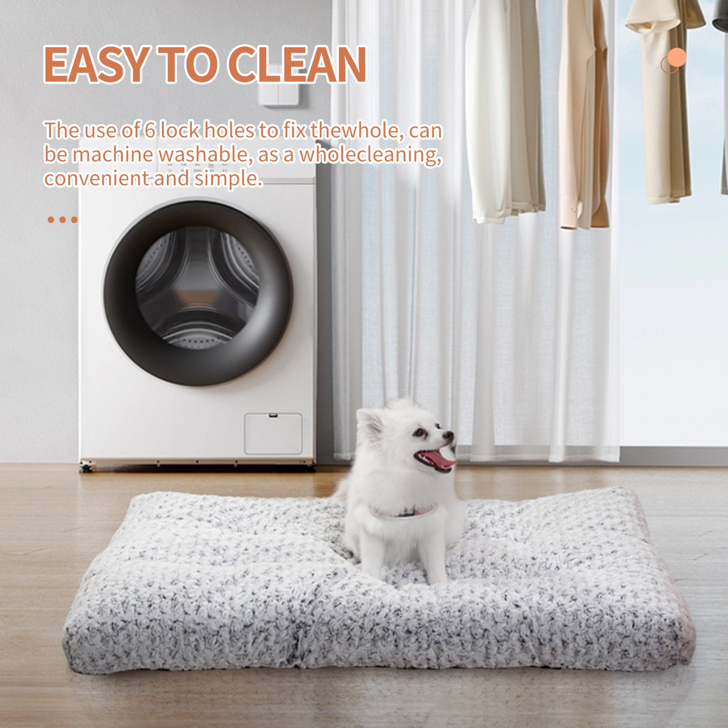 Dog Beds Thickened Rose Velvet Pet Kennel Bed Mat More Cotton Soft Fluffy Washable Dog Bed - key words