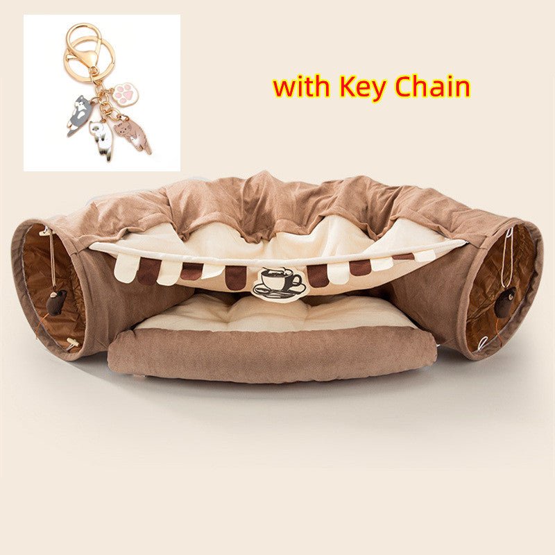 Collapsible Cat Tunnel Durable Washable Collapsible - key words