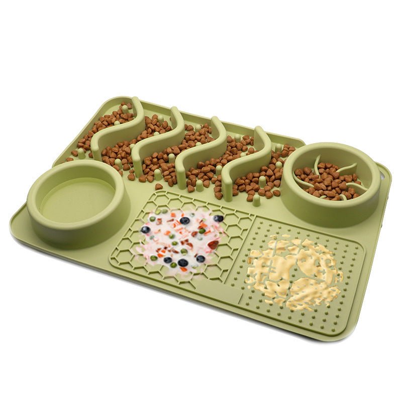 Dog Silicone Licking Pad Pet Licking Mat Silicone Smelling Mat Multifunctional Food Bowl Pets Supplies - key words