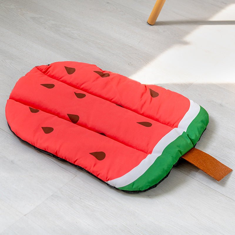 Dog Cooling Mat Pet Beds Cat Rug Ice Silk Pet Self Cooling Pad Blanket Summer Washable Oxford Farbric Cooling Down Summer Fruit - key words