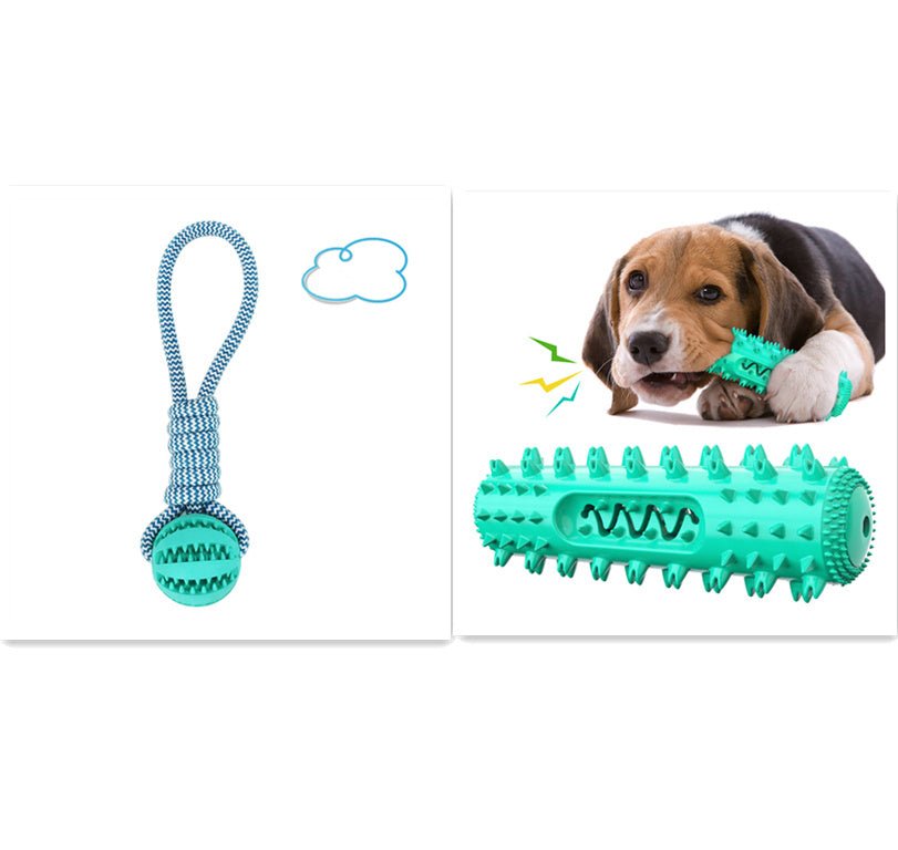 Dog Toys Balls Interactive Treat Rope Rubber Leaking Balls For Small Medium Dogs Chewing Bite Resistant Pet Tooth Cleaning - key words