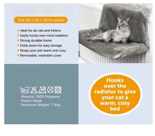 Iron Frame Cat Bed Cat Hammock Radiator Bed - key words