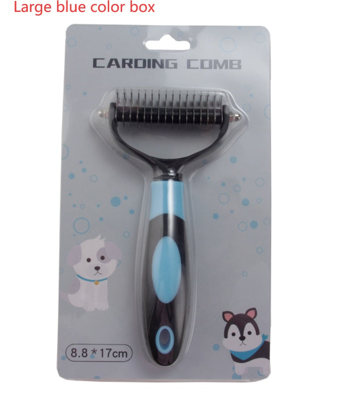 Pets Dematting Comb Pet Dog Cleaning Hair Removal Comb - key words