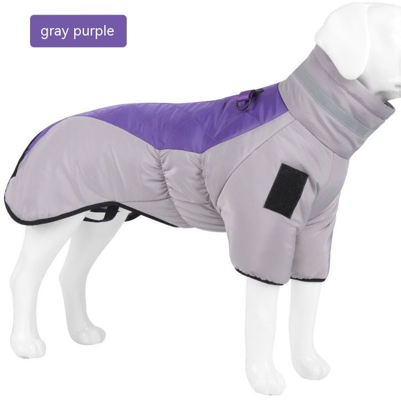 New Winter Dog Coat Waterproof Pet Clothes For Medum Large Dogs Warm Thicken Dog Vest Custome Labrador Jacket - key words