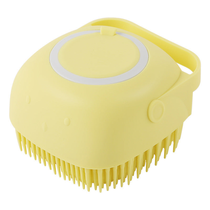 Silicone Dog Bath Massage Gloves Brush Pet Cat Bathroom Cleaning Tool Comb Brush For Dog Can Pour Shampoo Dog Grooming Supplies - key words