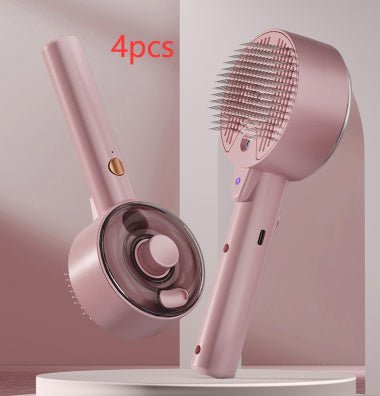 Animal Hair Remover Brush Dog And Cat Steam Brush Pet Self Cleaning Dog Brush Grooming Removes Cat Hairs Cat Dog Accessories Pet Products - key words