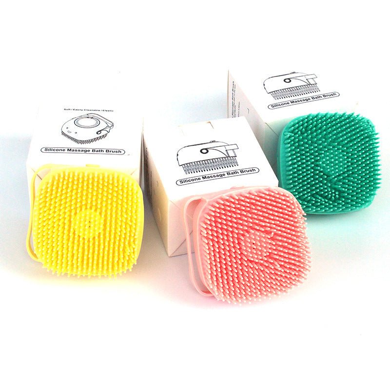 Silicone Dog Bath Massage Gloves Brush Pet Cat Bathroom Cleaning Tool Comb Brush For Dog Can Pour Shampoo Dog Grooming Supplies - key words
