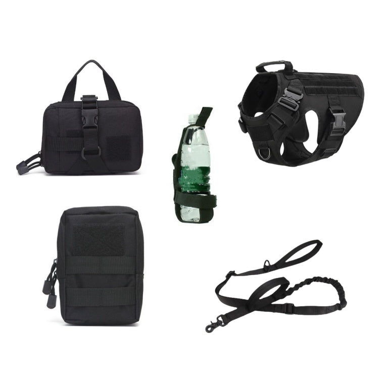 Tactical Dog Harness Pet German Shepherd K9 Training Vest Dog Harness And Leash Set For All Breeds Dogs - key words