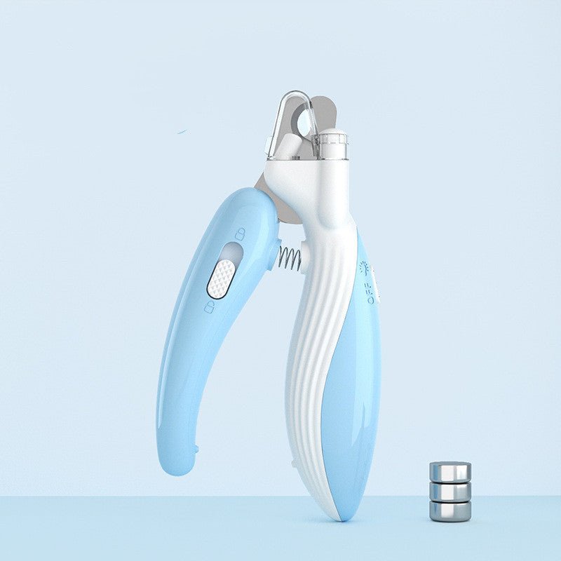 Pet Nail Clippers Dog Nail Clippers Cat Nail Clippers LED Electric Nail Grinder Pet Supplies LED Light Pet Nail Clippers - key words