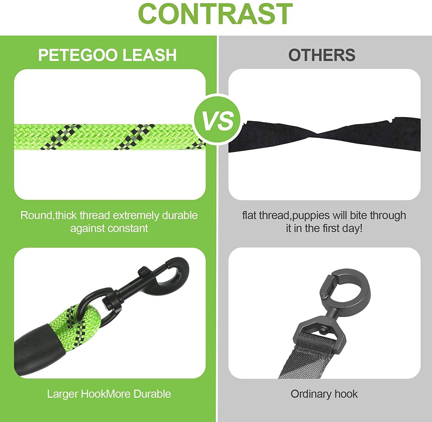 Small Medium Sized Pet Dog Luminous Leash Chain Puppies - key words
