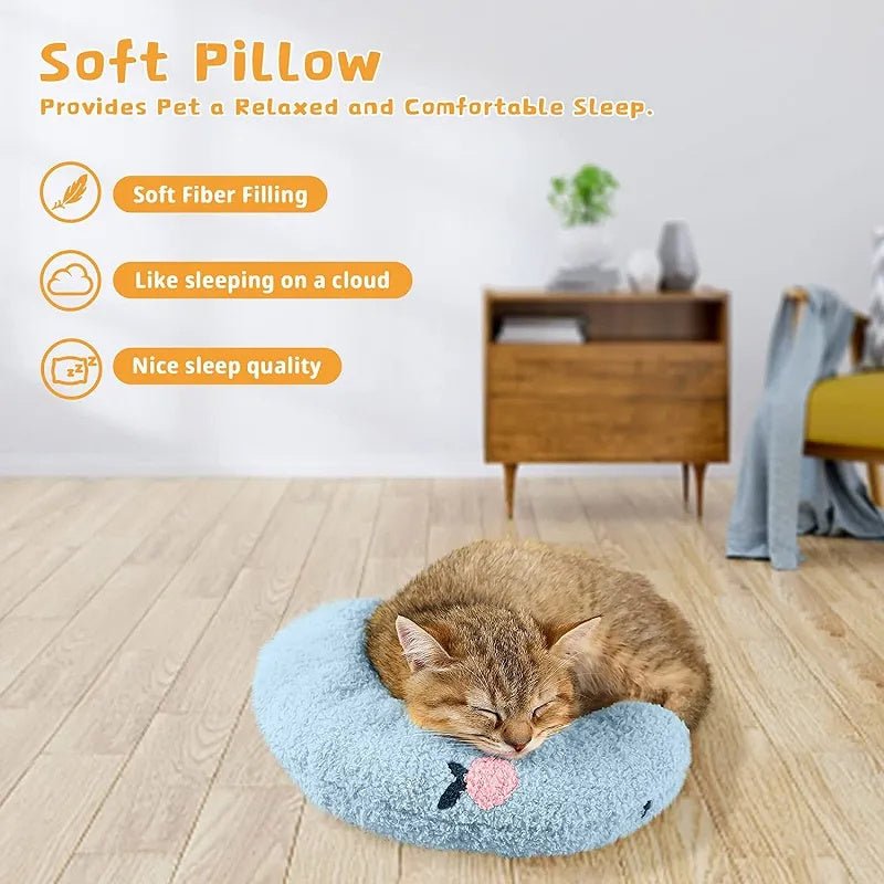 Little Pillow For Cats Fashion Neck Protector Deep Sleep Puppy U-Shaped Pillow Pets Pillow Kitten Headrest Dog Sleeping Pillow Pet Products - key words