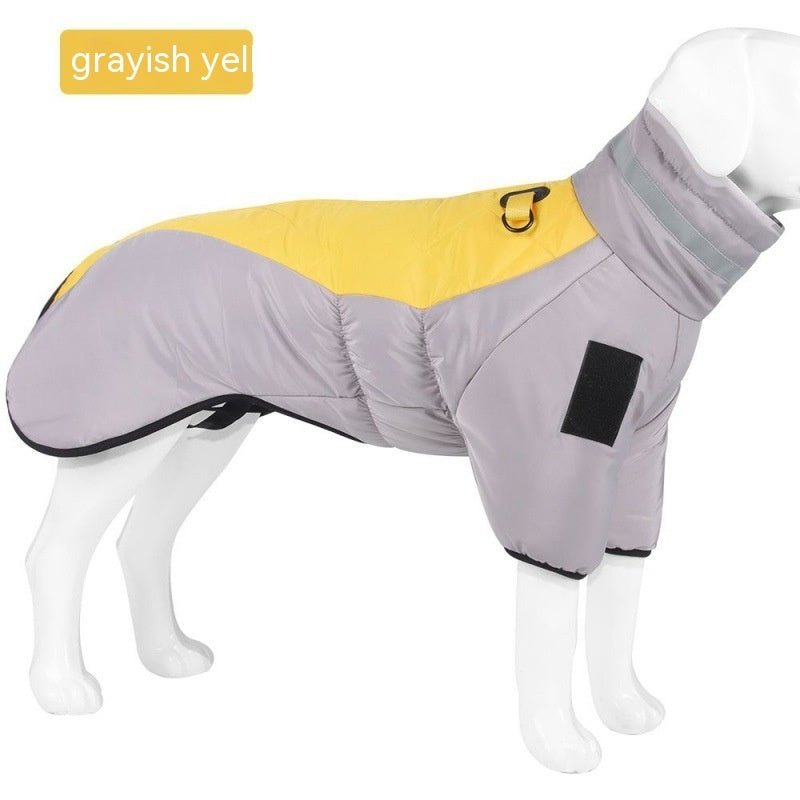 New Winter Dog Coat Waterproof Pet Clothes For Medum Large Dogs Warm Thicken Dog Vest Custome Labrador Jacket - key words
