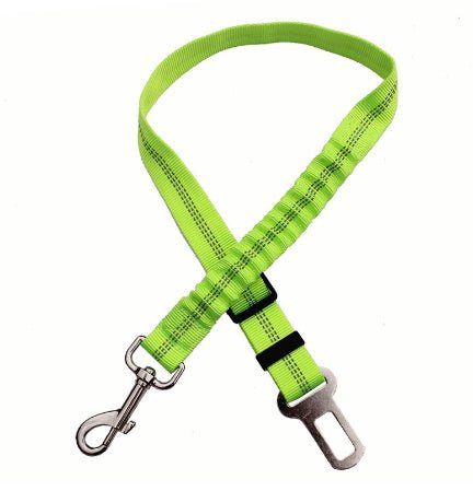 Adjustable Dog Seat Belt Dog Car Seatbelt Harness Leads Elastic Reflective Safety Rope - key words