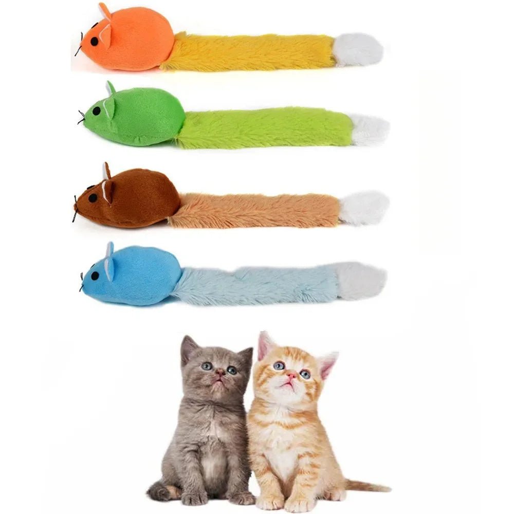 Long Tail Mouse Cat Teaster Toys Funny Pet Toys Cat Toys Mouse Trainning Funny Playing Toys Interactive Pets Products - key words