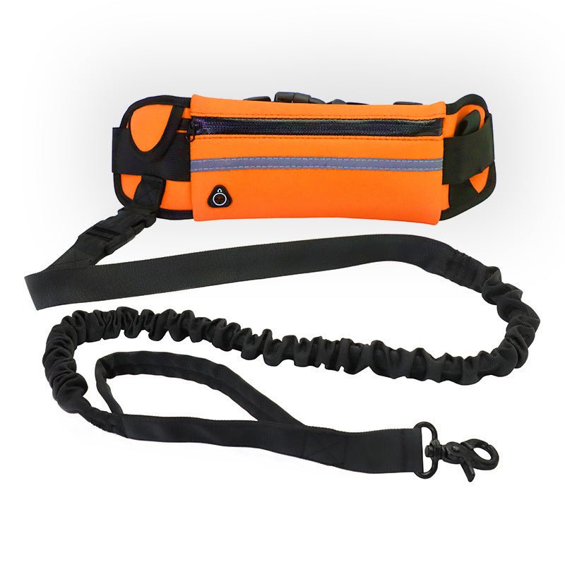 Hands Free Dog Leash Pet Walking And Training Belt With Shock Absorbing Bungee Leash For Up To 180lbs Large Dogs Phone Pocket And Water Bottle Holder - key words