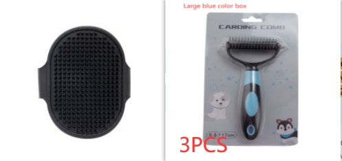 Pets Dematting Comb Pet Dog Cleaning Hair Removal Comb - key words