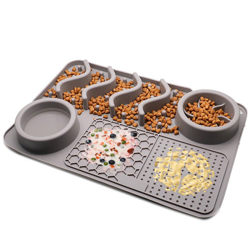 Dog Silicone Licking Pad Pet Licking Mat Silicone Smelling Mat Multifunctional Food Bowl Pets Supplies - key words