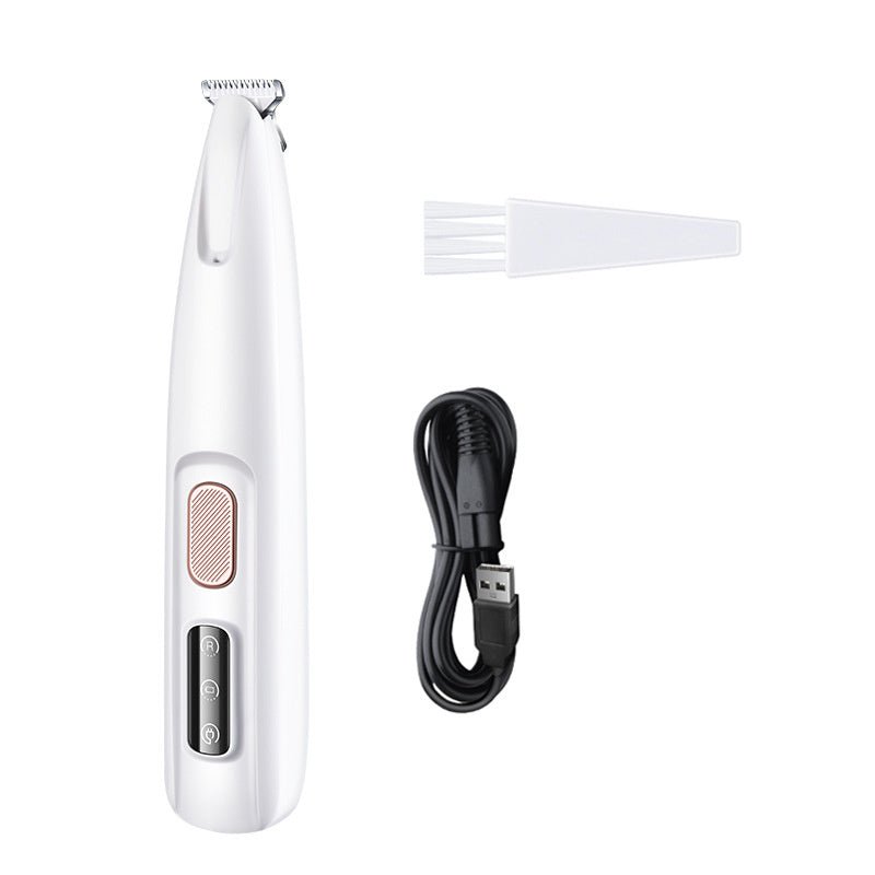 Pets Dog Paw Trimmer With LED Light Fully Waterproof Pet Hair Trimmer With LED Display Dog Clippers For Grooming Widen Blade - key words