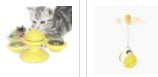 Cat Rotating Windmill Multi-Function Toys Itch Scratching Device Teeth Shining Toy - key words