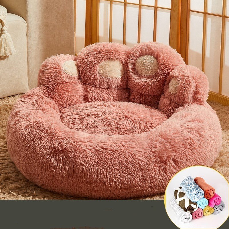 Kennel Warm Medium Large Dog Corgi Golden Retriever Bed Fleece-lined Sofa Mattress - key words