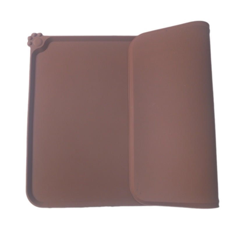 Waterproof Pet Mat For Dogs And Cats Pure Color Silicone Pet Food Mat - key words