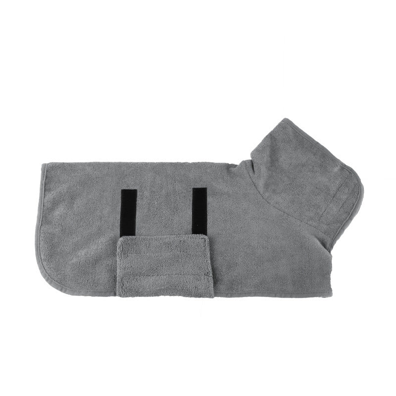 Absorbent Pet Bathrobe With Waist - wrapped Microfiber - Everpeakgoods
