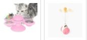 Cat Rotating Windmill Multi-Function Toys Itch Scratching Device Teeth Shining Toy - key words