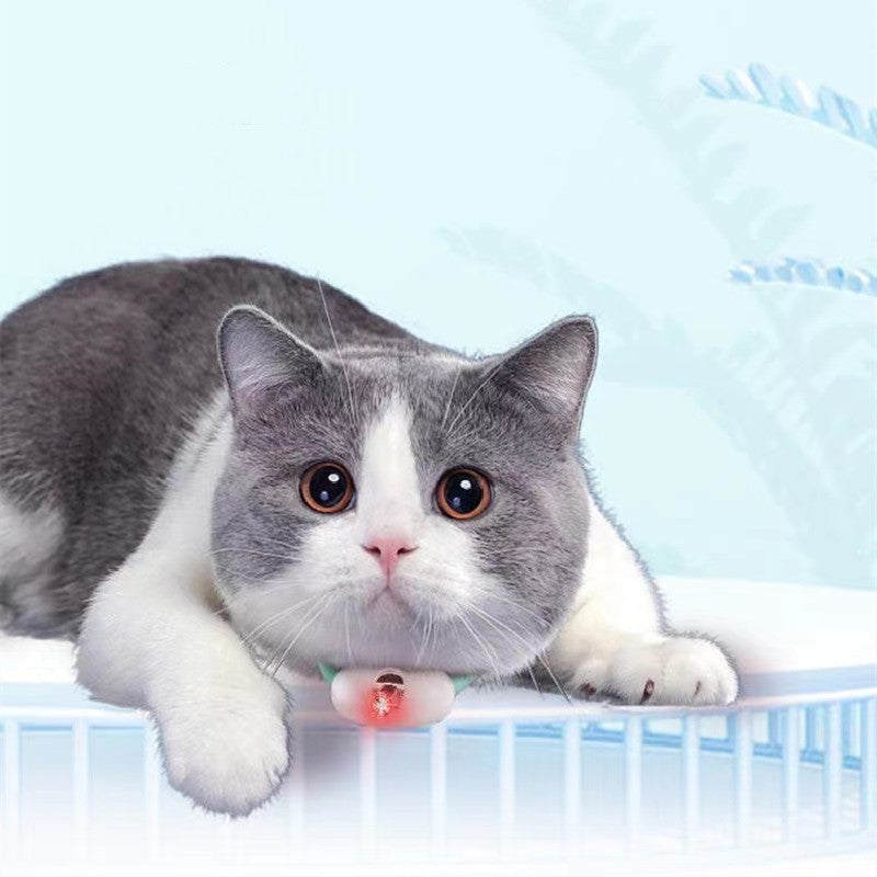 Automatic Cat Toy Smart Laser Teasing Cat Collar Electric USB Charging Kitten Amusing Toys Interactive Training Pet Items - key words
