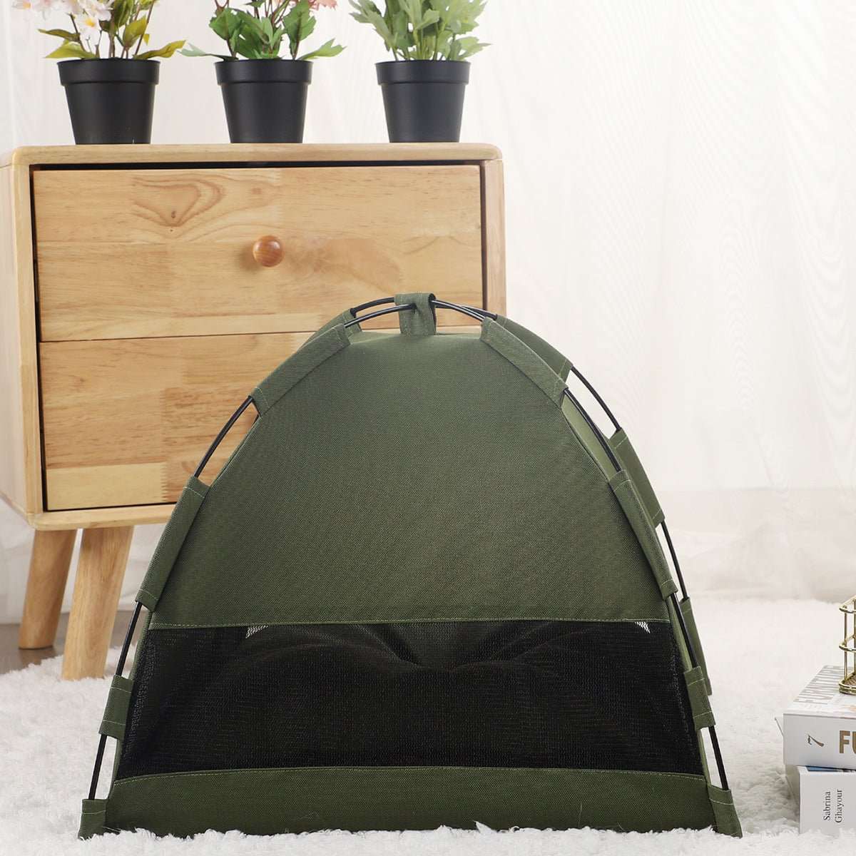 Cat Tent Cooling Mat Dog House Pet Sofa Camping Dog Bed With Cushion For Dog Kennel Indoor Cat Nest Cat Bed Pets Products - key words