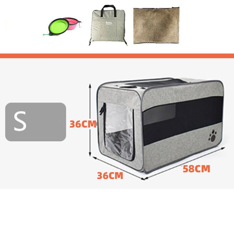 Pet Travel Carrier Bag Portable Pet Bag Folding Fabric Pet Carrier Travel Carrier Bag For Pet Cage With Locking Safety Zippers - key words