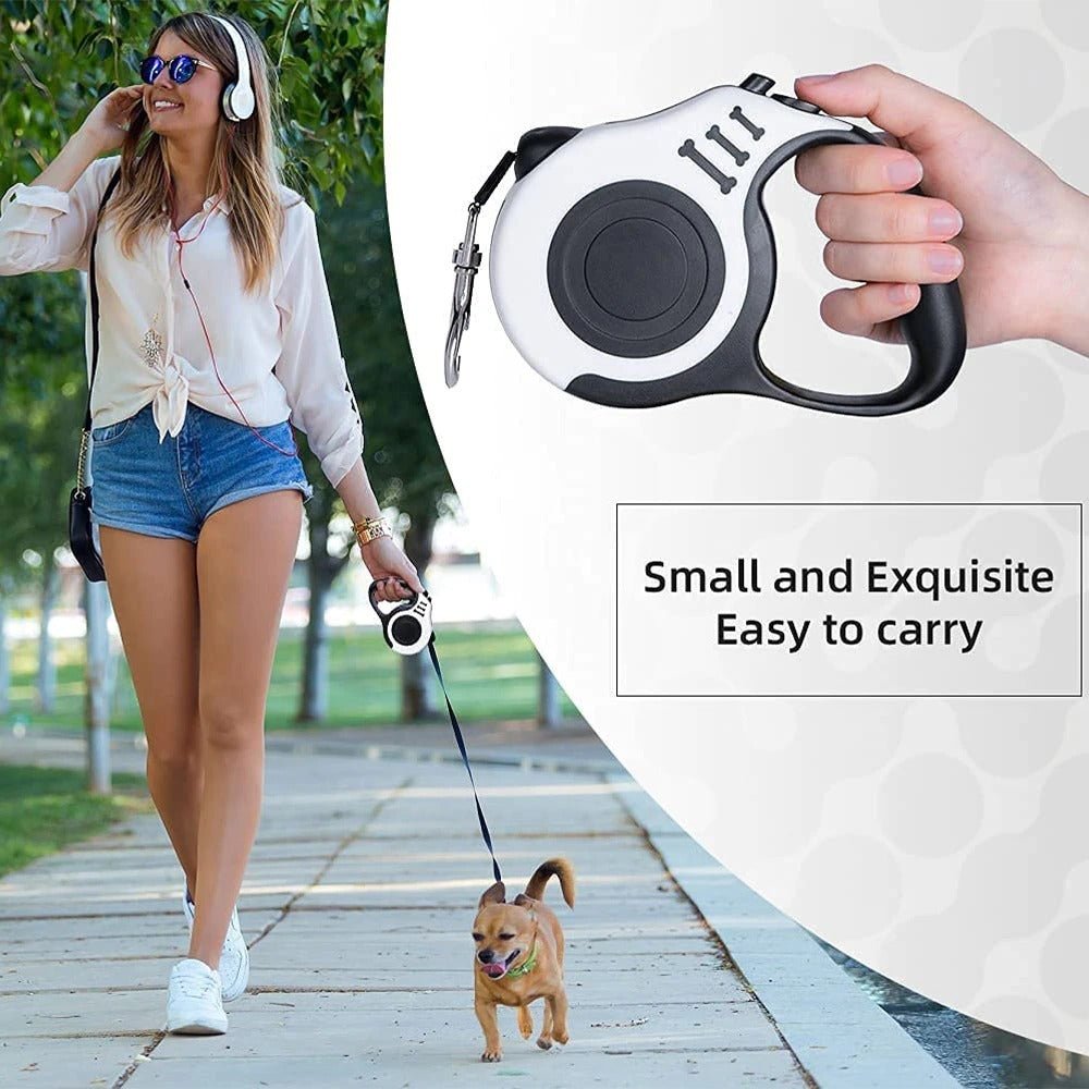 3m And 5m Durable Dog Leash Automatic Retractable Nylon Cat Lead Extension Puppy Walking Running Lead Roulette For Dogs Pet Products - Everpeakgoods