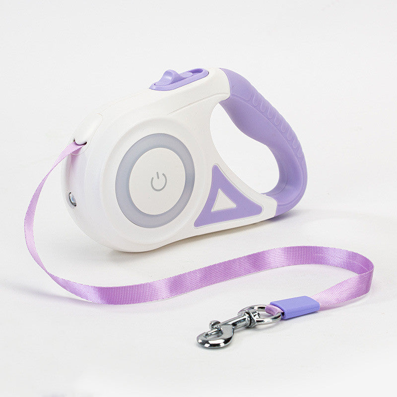 Dog Leash Retractable Leash And Dog Collar Spotlight Automatic Pet Dog Cat Traction Rope For Small Medium Dogs Pet Product - key words