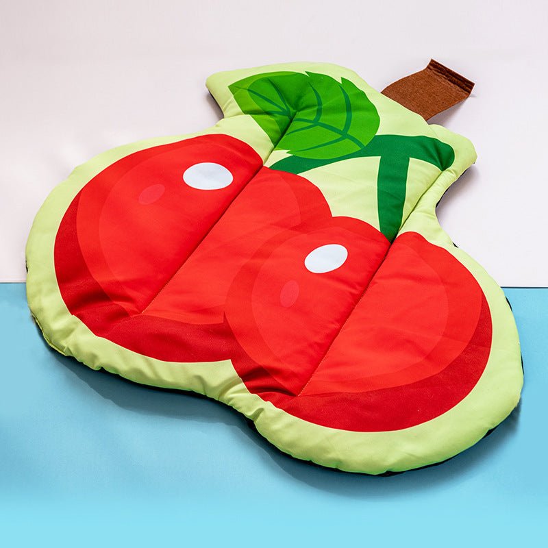Dog Cooling Mat Pet Beds Cat Rug Ice Silk Pet Self Cooling Pad Blanket Summer Washable Oxford Farbric Cooling Down Summer Fruit - key words