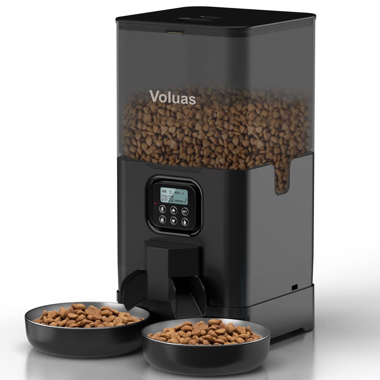 Household Pet Intelligent Automatic Double Meal Feeder - key words