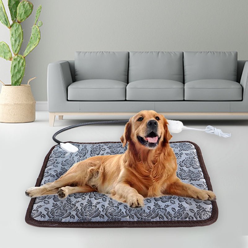 Pet Heating Pad For Dog Cat Heat Mat Indoor Electric Waterproof Dog Heated Pad With Chew Resistant Cord Winter Pet Blanket Warmer - key words
