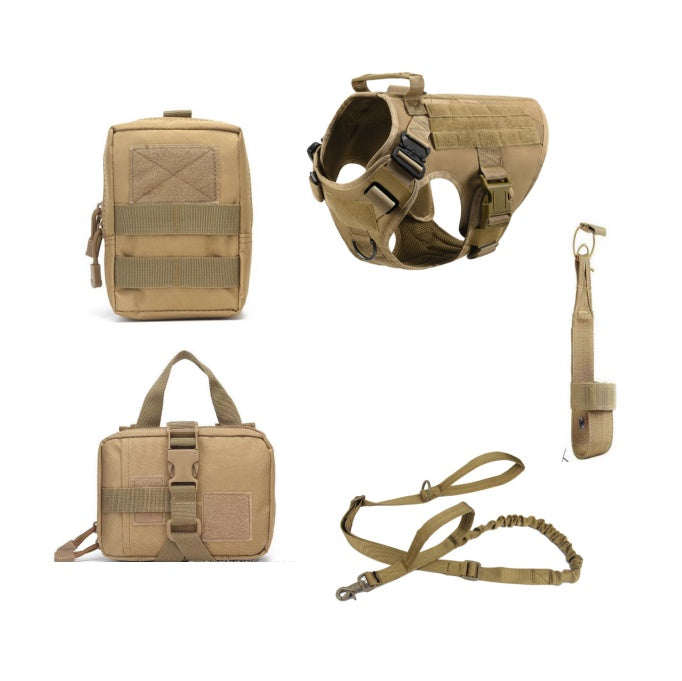 Tactical Dog Harness Pet German Shepherd K9 Training Vest Dog Harness And Leash Set For All Breeds Dogs - key words